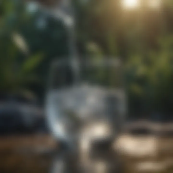 Visual representation of chemical water treatment