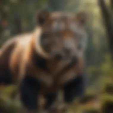 A colorful representation of various endangered animals