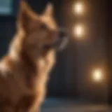 Dog exhibiting positive body language