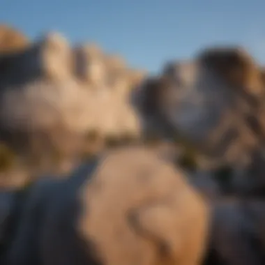 Iconic Mount Rushmore Sculptures at Sunset Iconic Mount Rushmore Sculptures at Sunset