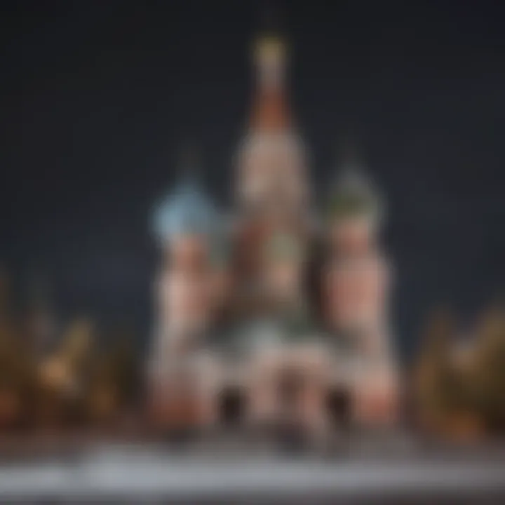 Iconic Saint Basil's Cathedral in Red Square