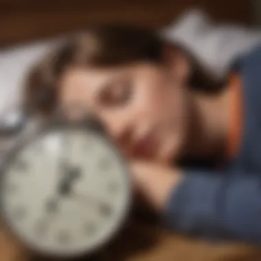 Disrupted Sleep Patterns Illustration depicting disrupted sleep patterns in children due to daylight savings time