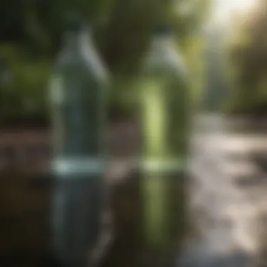 Toxic runoff from plastic bottles