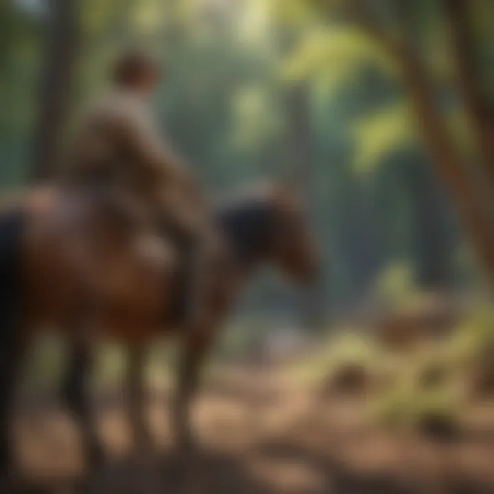 Depiction of Roosevelt's conservation efforts, highlighting his commitment to the environment.
