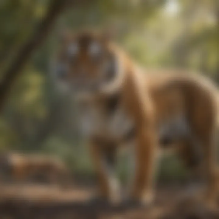 A group of conservationists working in the field to protect tiger habitats, highlighting the efforts towards wildlife preservation.