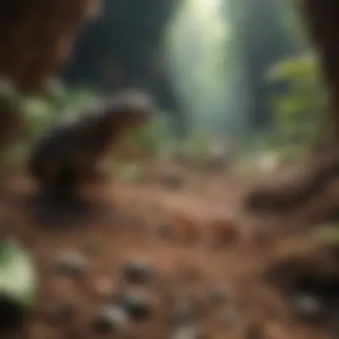 Ingenious Ant Colony constructing elaborate underground network