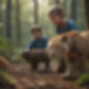 Kids learning about wildlife conservation