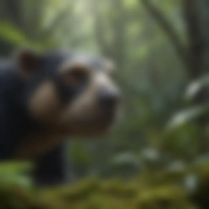 Interconnected Ecosystems in Rainforest