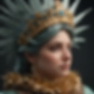 Intricate Details of Lady Liberty's Crown