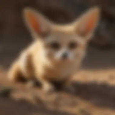 Intriguing Burrowing Habits of the Fennec Fox