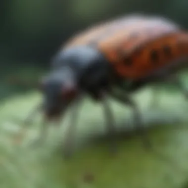 An array of fascinating insects on a leaf