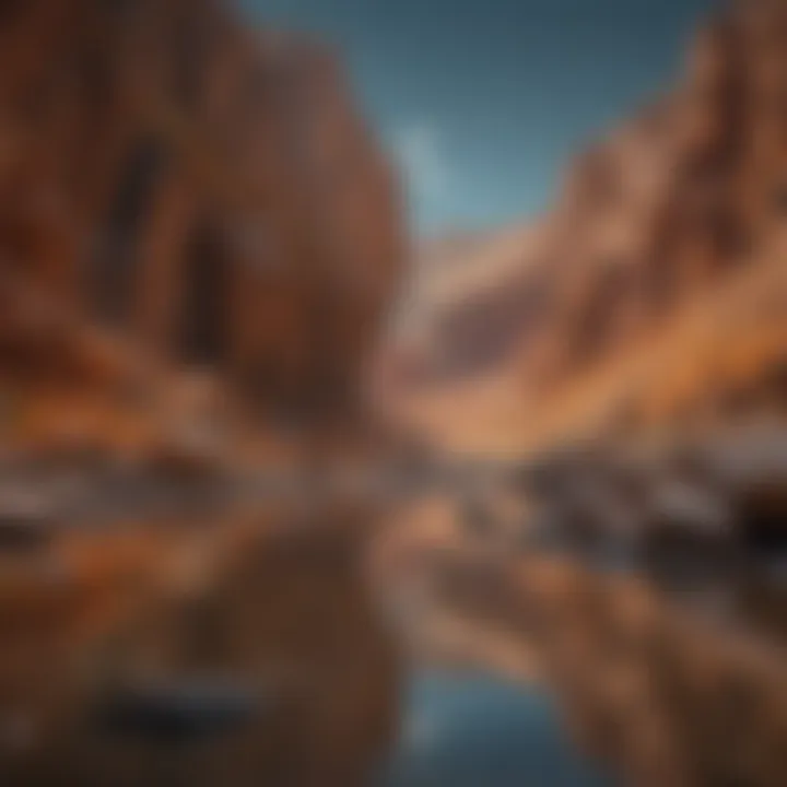 An expansive view of geological formations showing the Earth's wonders.