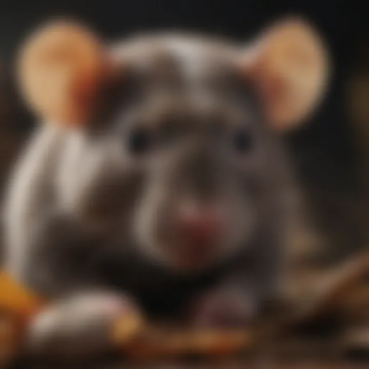 Intriguing Rat Symbolizing Intelligence and Resourcefulness