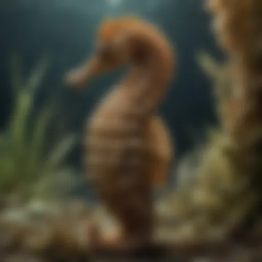Enigmatic Seahorse Camouflage