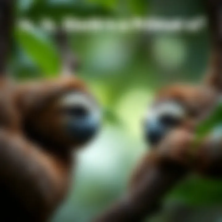 Comparison of sloths and primates
