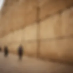 Illustration depicting the Western Wall in Jerusalem