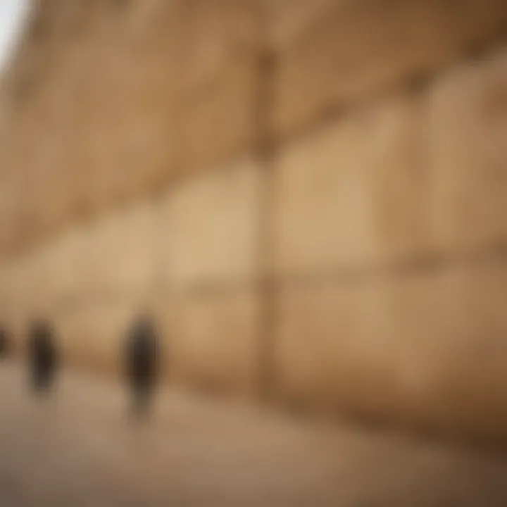 Illustration depicting the Western Wall in Jerusalem