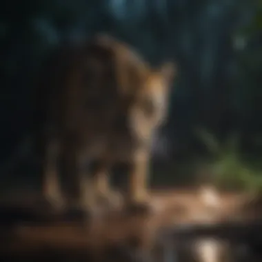 Nocturnal Stealth of the Jaguar Jaguar Hunting in the Moonlight