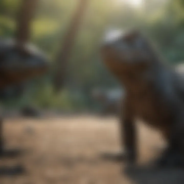 Map of Komodo dragon's natural range
