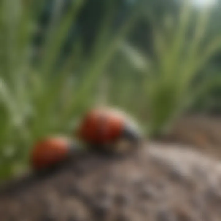 Ladybug Habitat in Garden