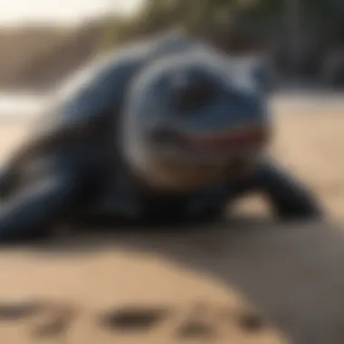 Leatherback Sea Turtle Nesting Process