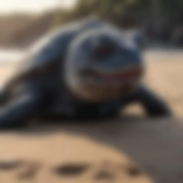 Leatherback Sea Turtle Nesting Process