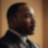 Symbolic Silhouette of Martin Luther King Jr.