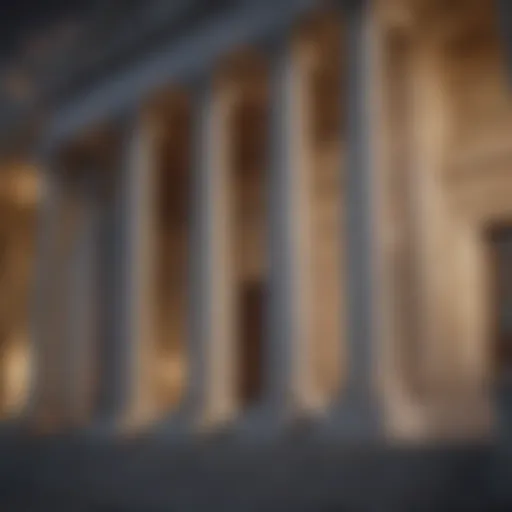 Illustration depicting the intricate structure of the US legislative branch