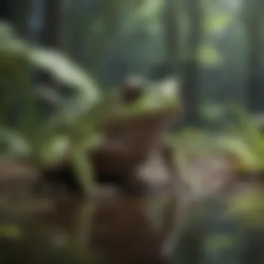 Intricate Frog Behavior
