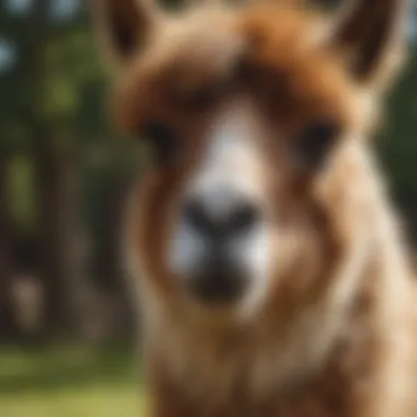 Inquisitive Charms: The Expressive Llama Llama's Curious Expressions