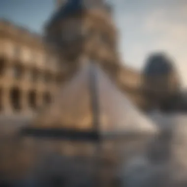 Louvre Museum's iconic glass pyramid