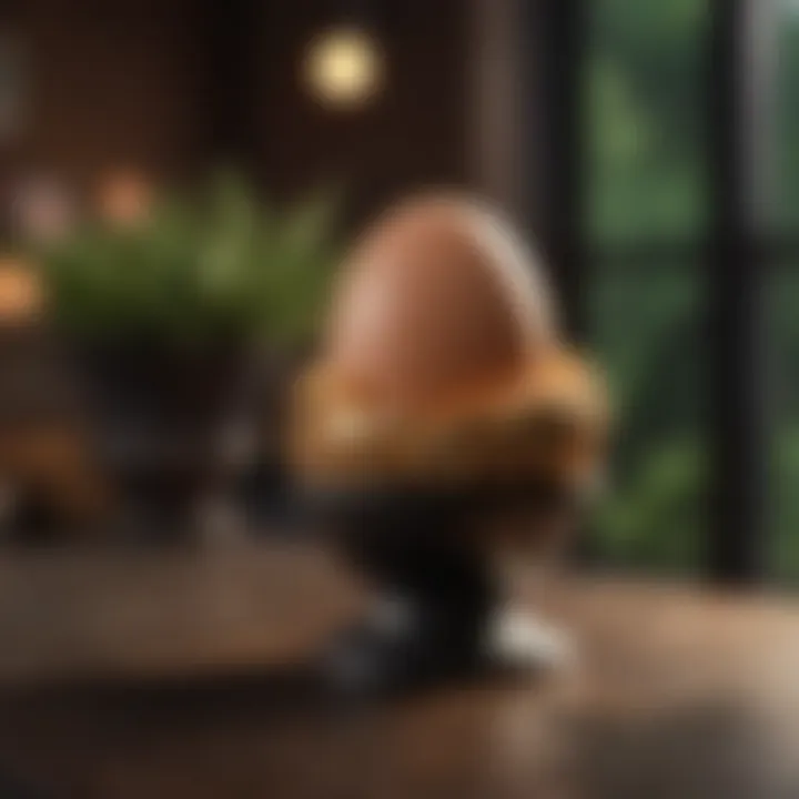 Luxurious Egg Stand Enhancing Decor