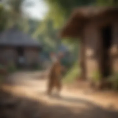 A traditional Malagasy village, highlighting the rich cultural heritage of Madagascar.