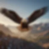 Majestic American Eagle in Flight