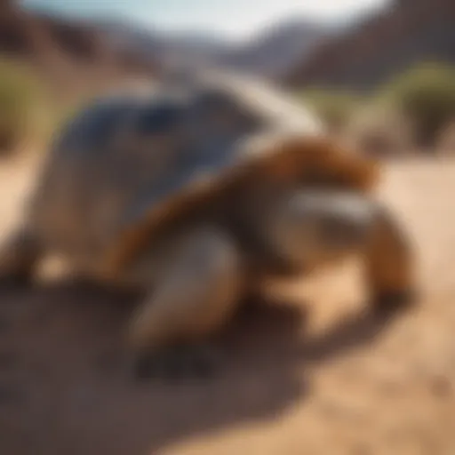Majestic Desert Tortoise in its Natural Habitat