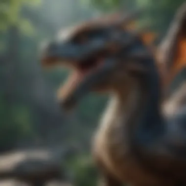 Majestic Dragon Majestic Dragon Symbolizing Power and Wisdom