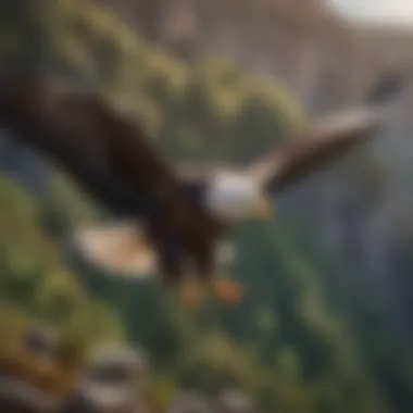 Majestic Eagle soaring through the sky