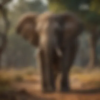 Majestic Elephant in Natural Habitat