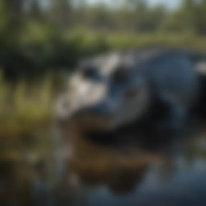 Majestic Everglades Alligator in Wetland