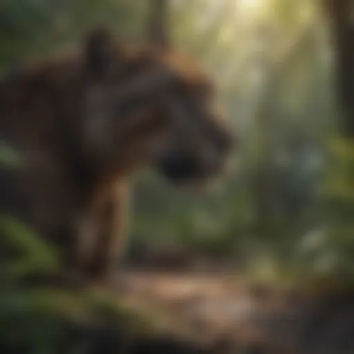 Majestic Everglades Panther in Lush Habitat