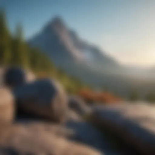 Majestic Mountain Peak in New Hampshire