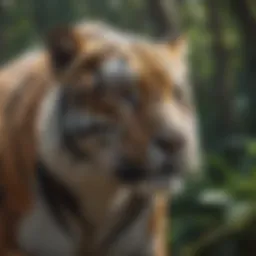 Majestic predator in the wild