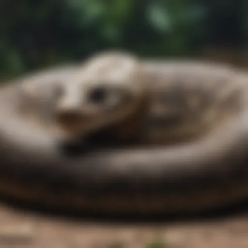 Majestic Rattlesnake Coiled