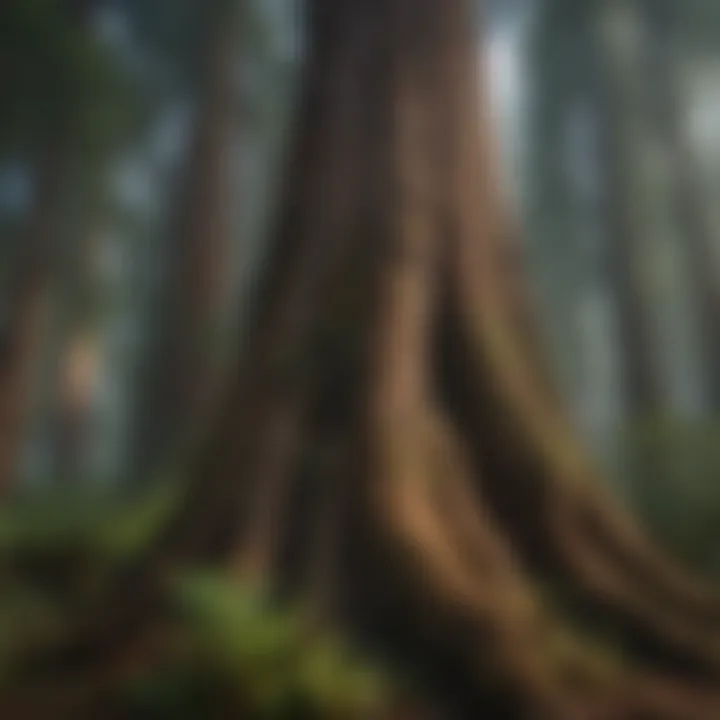 Majestic Redwood Trees embracing the Pacific Northwest landscape