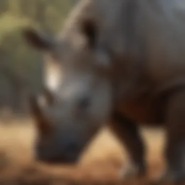 Majestic Rhino in the Wild