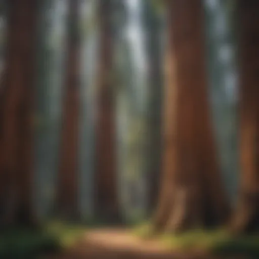 Majestic Sequoia Trees in California
