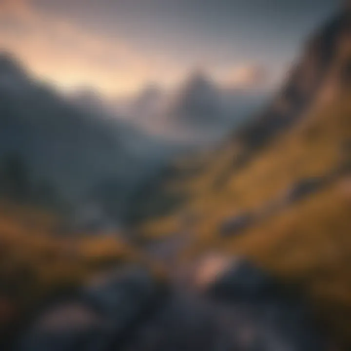 Majestic Swiss Alps at Sunrise