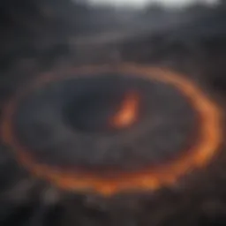 Majestic Volcanic Crater on Hawaii Island