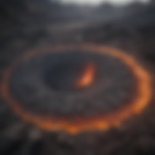 Majestic Volcanic Crater on Hawaii Island