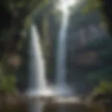 Majestic Waterfall in the Colombian Jungle